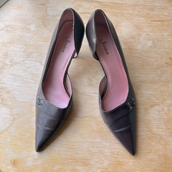 Jessica Sharp-toe heels deep purple - Picture 2 of 6